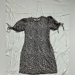 Topshop cheetah print dress